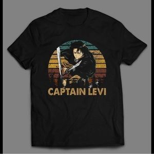 Captain Levi Attack on Titan Anime T Shirt | Sizes S-L